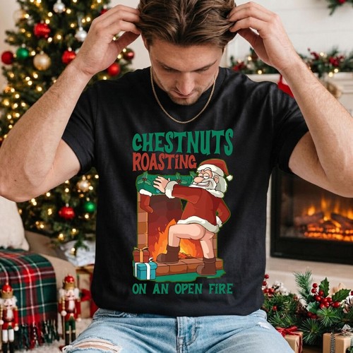 Chestnuts roasting open - chestnuts,